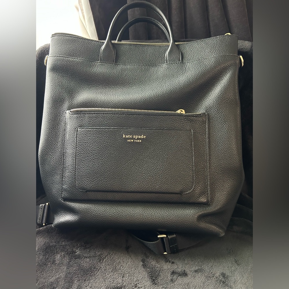 Kate Spade Black Walker Convertible Backpack